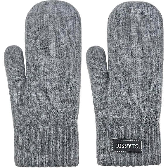 Beurlike Winter Mittens Gloves for Women Warm Fleece Lining Knit Thick Gloves for Cold Weather