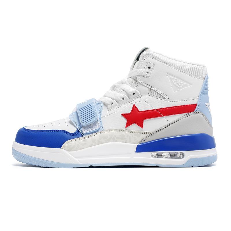 

2025 new outdoor fashion lace-up sports shoes Korean version high-top color matching casual shoes four seasons couple trend board shoes 44