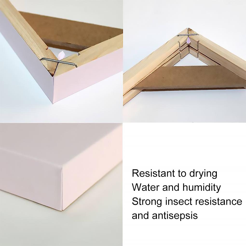 Bemalter Innenholzrahmen 3D DIY Wandhänge-Dekoration Kunst Keilrahmen zum Malen