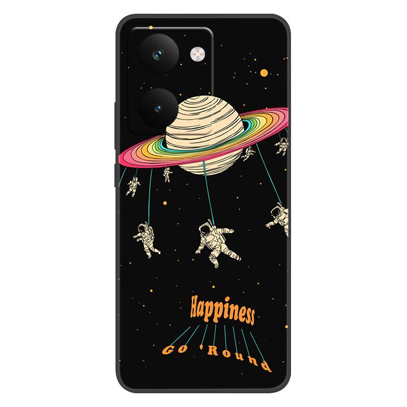 For Realme P3 Ultra 5G Fashion Popular Cover Anti-fingerprint Soft Silicone Back Cover For Realme P3 Ultra Beach Scenery Funda