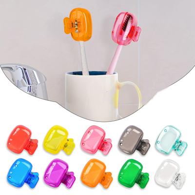 Toothbrush Head Cover Cap: Toothbrush Protector Brush Pod Case Protective Plastic Clip Bathroom For Household Travel