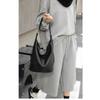 Commuter Niche Design Lazy Wind One Shoulder Tote Bag Large Capacity Women's Leather Premium Sense Crossbody Bucket Bag Women