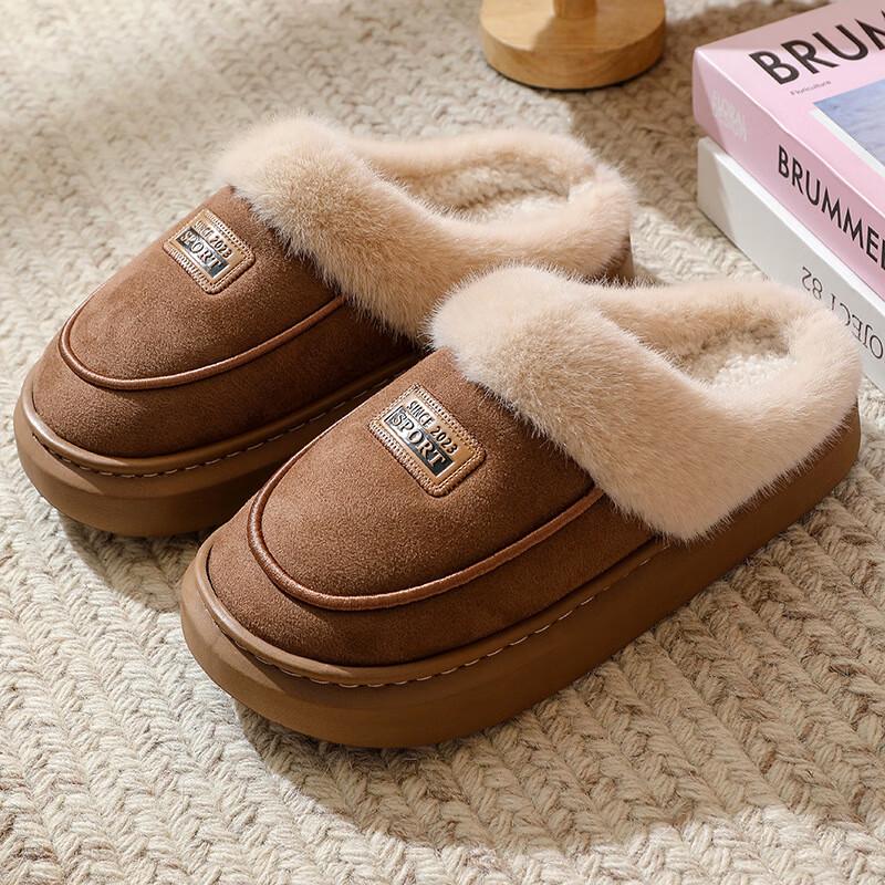 

Зимние теплые хлопковые тапочки