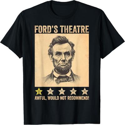 Abraham Lincoln Teatr Forda Okropny Nie Polecam Koszulka(2)