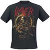 Slayer Kriegsschädel Soldat Druck Baumwoll-T-Shirt Herren Damen Thrash Metal Band Unisex Tee