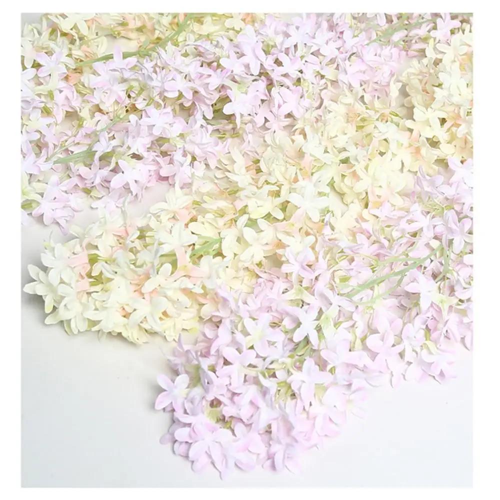 Fleur Artificielle Lilas Multicolore Couronne de Fleurs DIY Vigne de Fleurs de Simulation Accessoires Accessoires de Prise de Vue Fleur Artificielle Ornement de Jardin