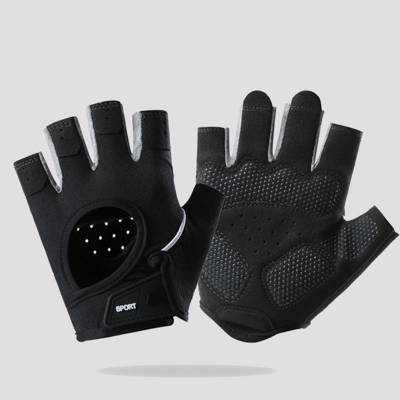 Women's Fitness Half-finger Gloves, Non-slip, Wear-resistant, Breathable, Suitable for Outdoor Use, and Perfect