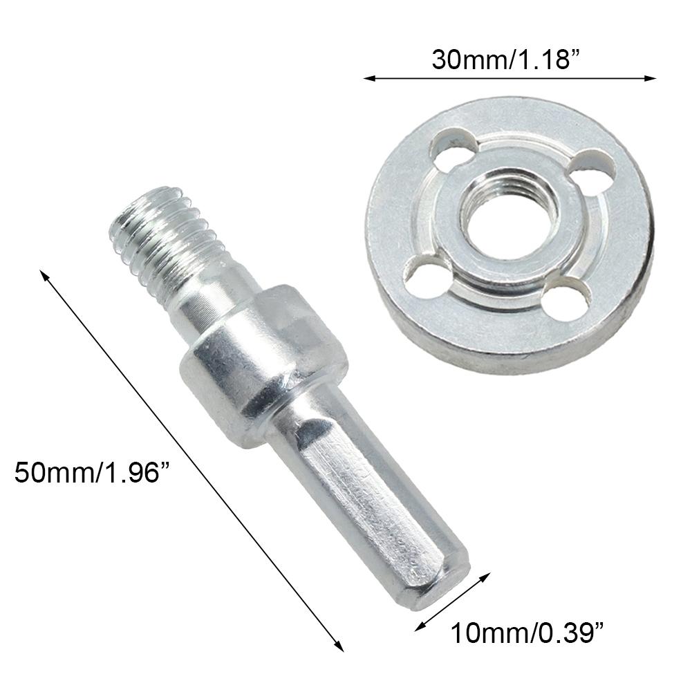 Adapter Connecting Rod Adapter Electric Drill Silver Black