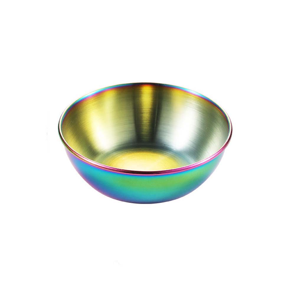 Stal Nierdzewna Zastawa Stołowa Artykuły Kuchenne Mała Miseczka Talerzyk na Sos Danie na Jedzenie Przekąski Przyprawnik