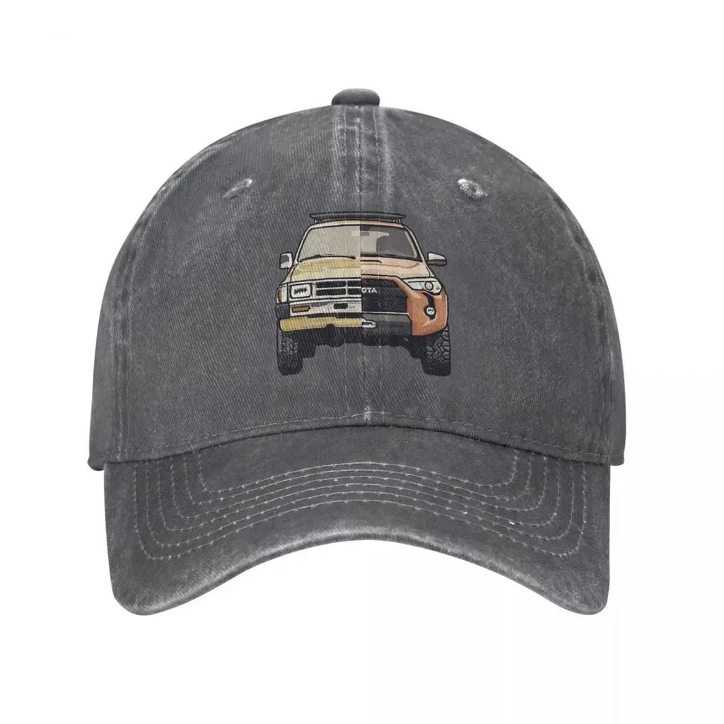 Classic Off Road 4Runner Land Cruiser Baseball Cap Unisex Style Cotton Washed Off-road Car Trucker Hat Adjustable