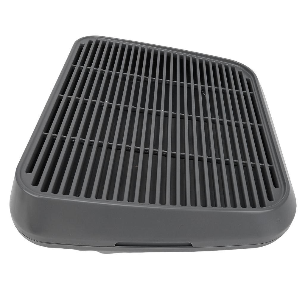 Cat Litter Box Step Mat Efficient Filtering Stable Antisplash Cat Litter Trapping Mat for Kitty Litter Box Grey