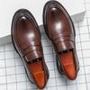 Office Men's Dress Shoes Classic Casual Business Shoes For Men Party Wedding Brogues Shoes Social Formal Leather Loafers Male