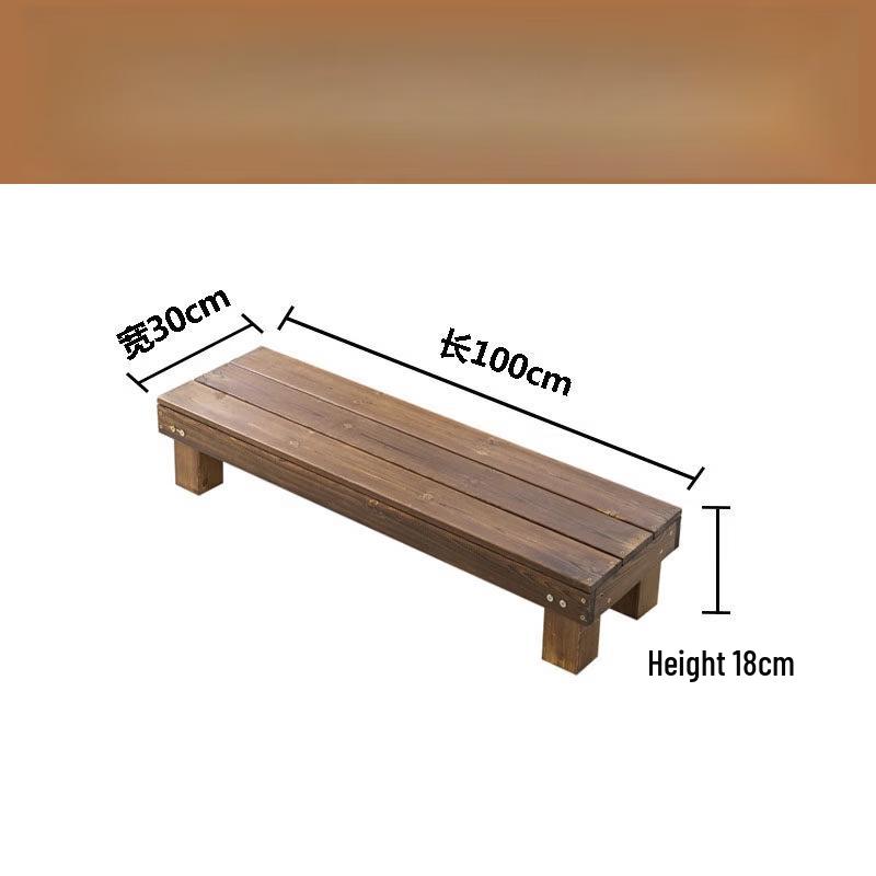 Outdoor Tiered Solid Wood Flower Stand - Reinforced