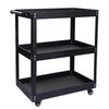 Adjustable Three-Layer Automotive Tool Cart with Drawers - Mobile Repair and Storage Trolley