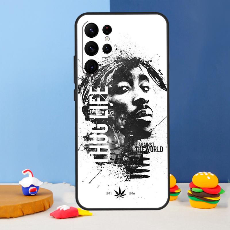 Tupac 2pac Shakur Phone Case For Samsung Galaxy S24 S25 Ultra S9 S10 S20 S22 S21 S23 Plus S24 FE Cover Coque