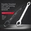 Universal Double-Head Self-Tightening Adjustable Wrench, 8-22mm, Multi-Function and Multi-Purpose Tool