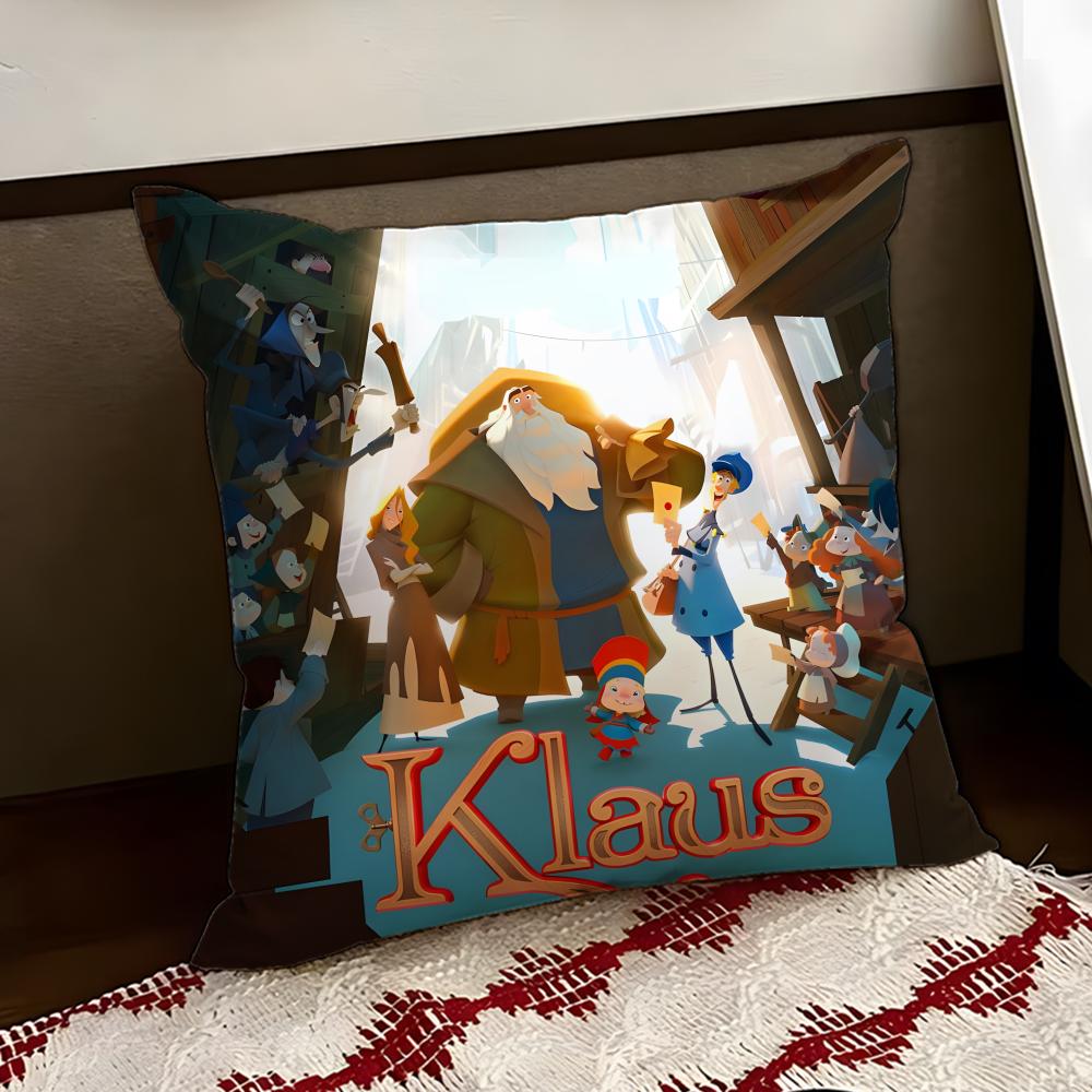 KKlaus Film Cushion Cover Reversible Soft Durable Pillow Cover Home Car MultiScene Use for Daily Comfort