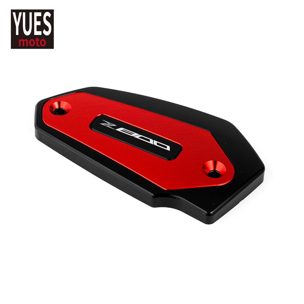 Motorcycle Accessories CNC Front & Rear Brake Fluid Cylinder Master Reservoir Cover Cap For KAWASAKI Z800 2013 2014 2015