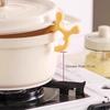 Silicone Pot Lid Clip Spoon Holder Bracket Anti-overflow Support Rack for Kitchen Universal Spatula Holder Clip