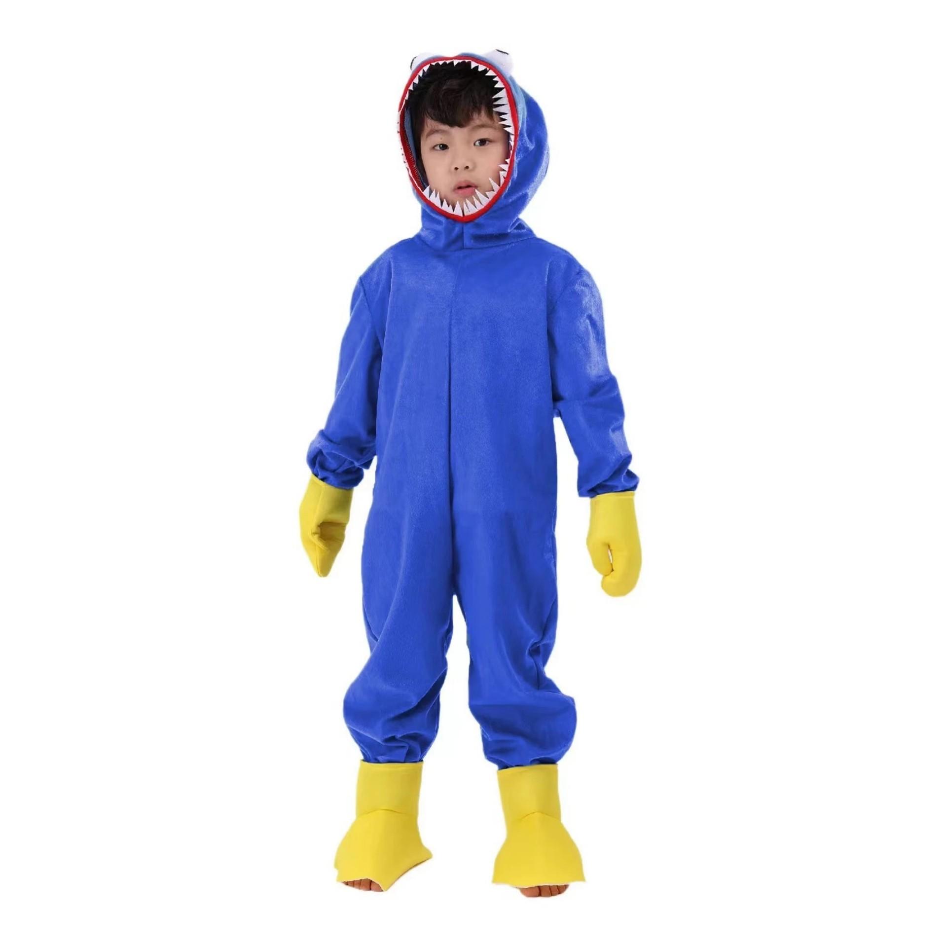 Zēnu Meiteņu Huggy Wuggy Kostīms Bērniem