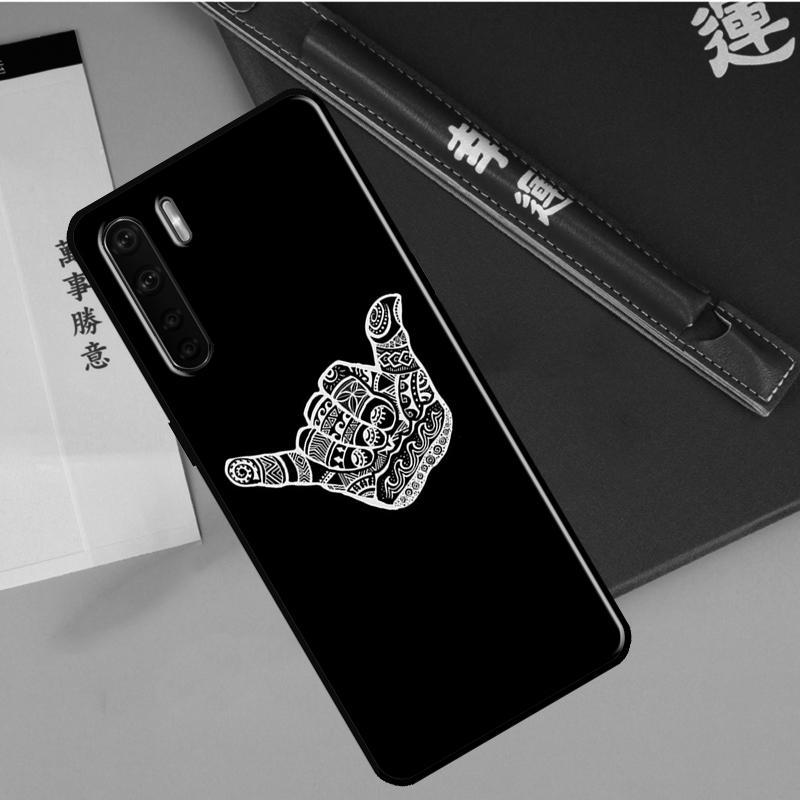 Surfer Surf Hang Loose Shaka Case For Oppo A80 A58 A5 Pro A15 A16 A17 A57 A77 A94 A74 A54 A76 A96 A40 A60 A18 A38 A78 A98