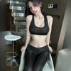 Wu Ge Open Crotch Quick Release Sexy Yoga Pants for Couples - High-End Seductive Lingerie Style 6083
