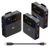 Portable Lavalier Interview Wireless Microphone SX9 for Mobile SLR Camera Interview Speech Video Recording HD Radio
