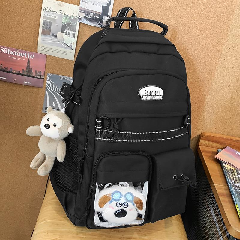 Children's School Bag Elementary School Girl Letter Pain Bag Backpack Men's