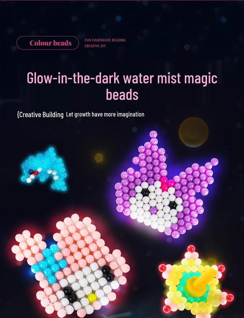 Luminous DIY Magic Beads & Sand Painting Set for Kids