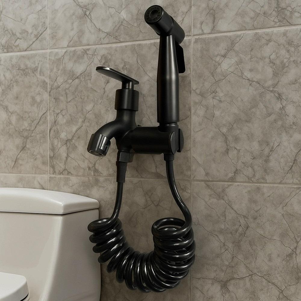 304 Stainless Steel Handheld Bidet Sprayer Adjustable Baby Diaper Cleaner Floor Cleaning