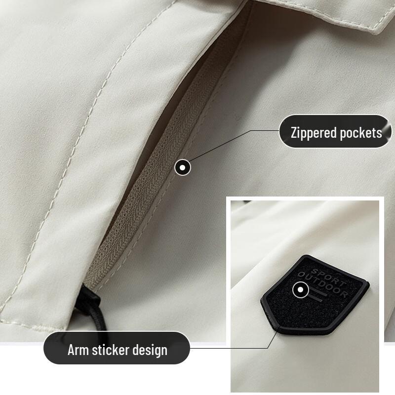 Wassup Sohot Men's Casual Outdoor Windbreaker Jacket