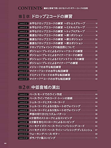 (CD included) Jazz Guitar Chord Rules for Different Instruments and Ranges (Rittor Music Mook)