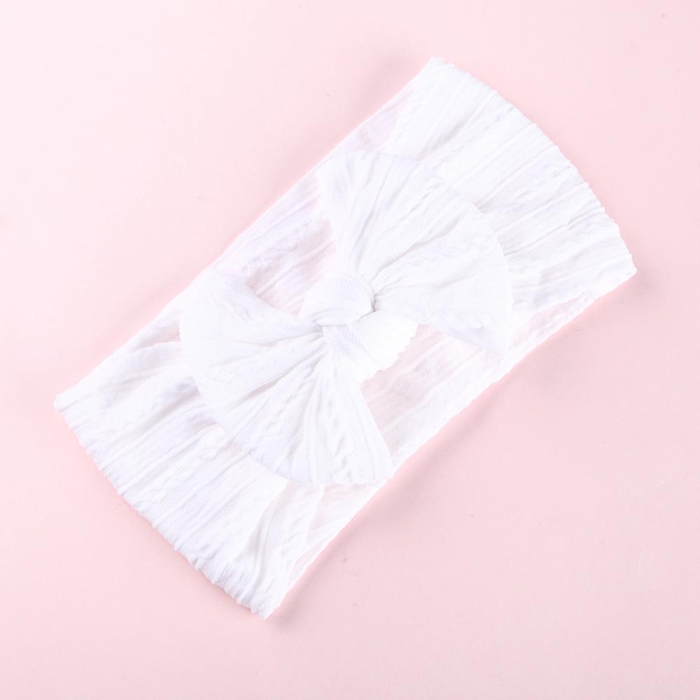 1 Pezzo Fascia per Testa Neonato per Bambine Lavorata a Maglia Elastica Turbante per Bambini Fiocchi per Bambini Morbido Nylon Cappelli per Bambini Accessori per Capelli 32 Colori