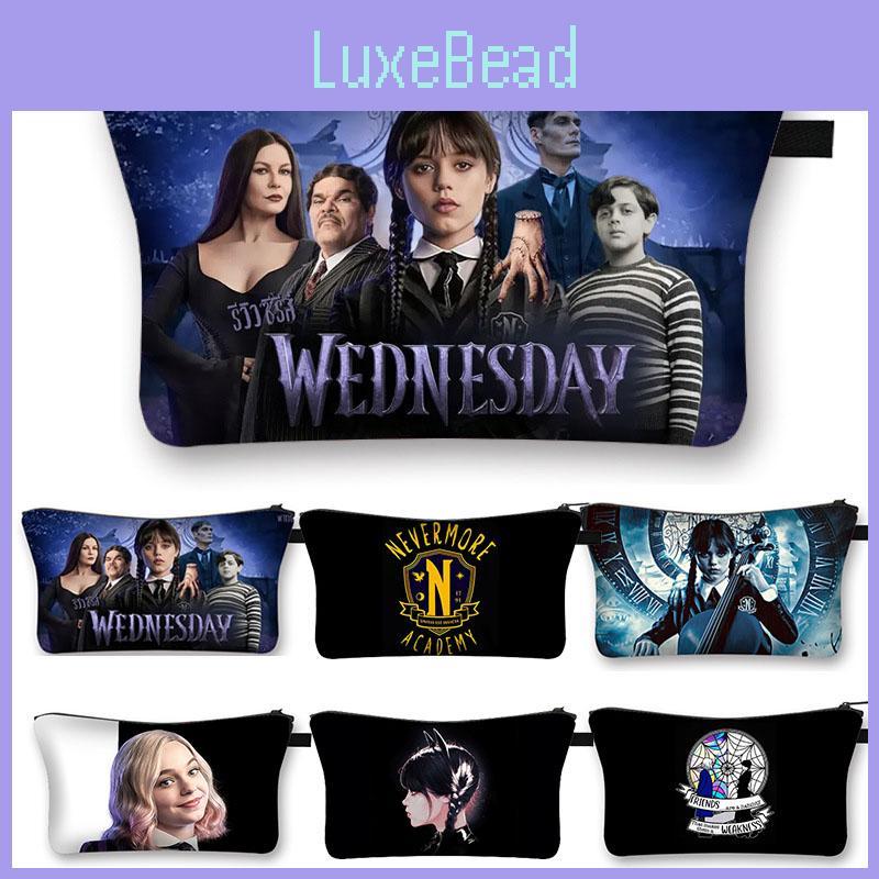 Wednesday Addams Waterproof Cosmetic Makeup Bag | Pencil Pouch | School Supplies