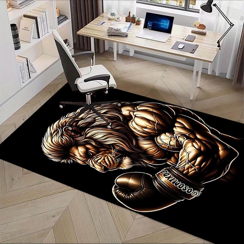 Powerful Lion Chair Mat: Office Carpet for Home Decor, Sofa Rug, Gift Idea, Suitable for Bedroom, Living Room & Various Rooms