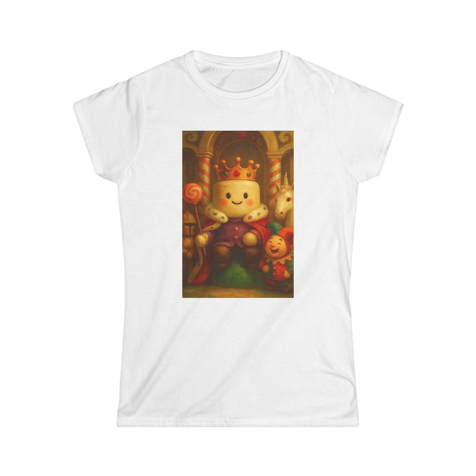 

Cute King Marshmallow Women s Softstyle Tee | Cozy Casual Top, Gift for [...] 3XL