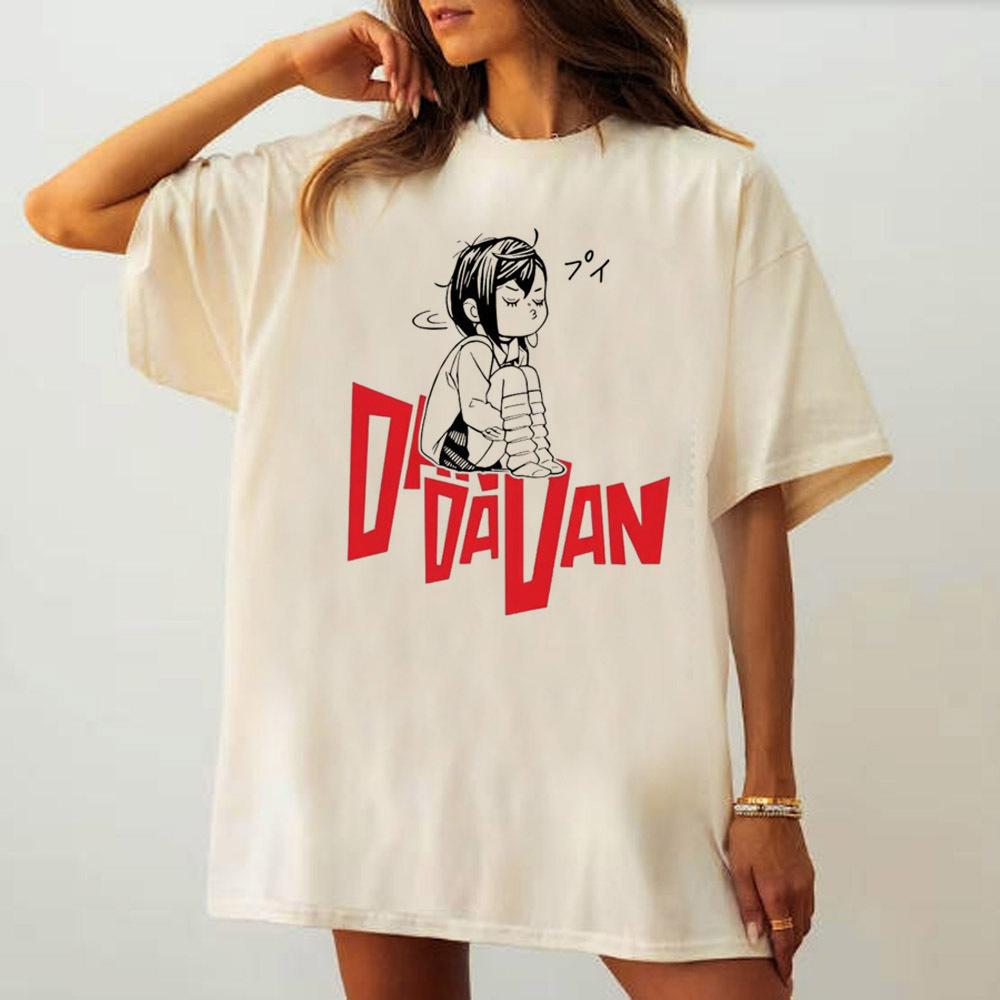 Dandadan t shirt Women kawaii 80s Vintage Psychedelic Punk Women shirt anime 2000s Classic University Graphic 80s