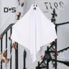 Halloween závěsný duch strašidelný LED svítí na baterie napájený létající duch venkovní dekorace pro strašidelný dům party rekvizita