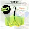 50pcs White Green Treble Hook Protector Covers Set with Slots Sleeves for Tangle-Free Safe Fishing Tackle Storage Organizer 1-5# 260319