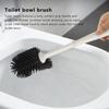 Set Pennello e Portascopa per WC Facile da Usare, Set Pennelli per la Pulizia del Vaso del WC, Pennello Sottobordo e Portaoggetti per il Bagno