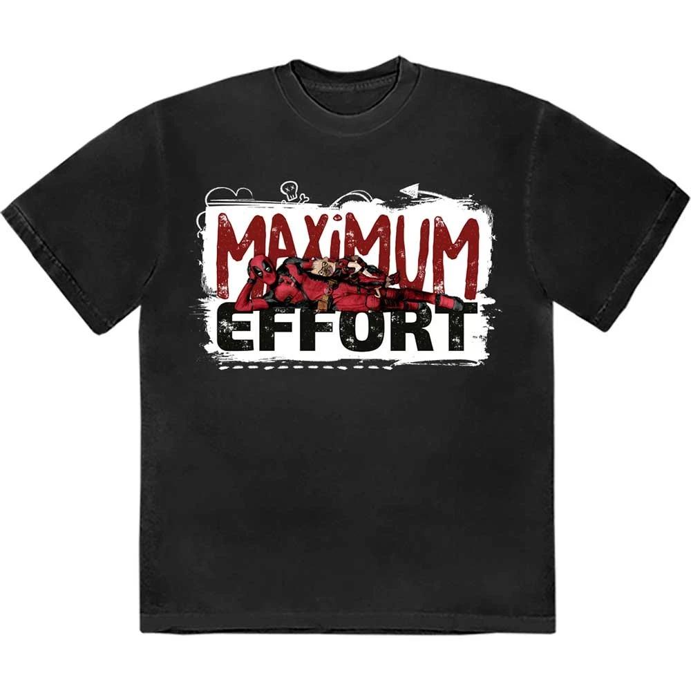 Deadpool Maximum Effort T Shirt Black M