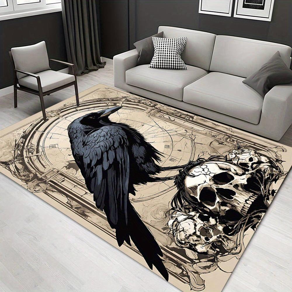 

1pc 2015564154 Pattern Carpet, Area Rug For Living Room Bedroom Room Bed Chair Laundry Entryway Corridor Yard Non-slip Outdoor Camping Rug F 60cm by 90cm