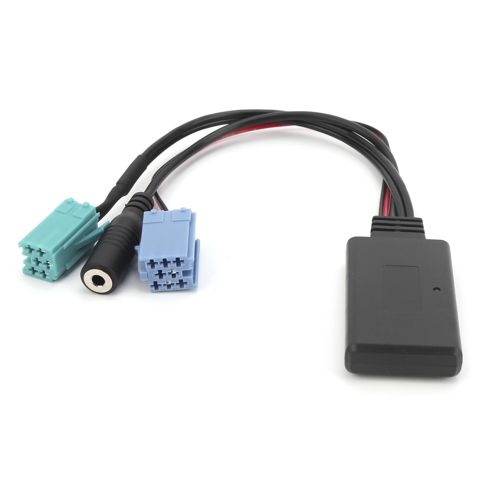 Microphone Adapter Auxiliary Audio Cable Stereo Bluetooth 5.0 6Pin Plug and Play ABS