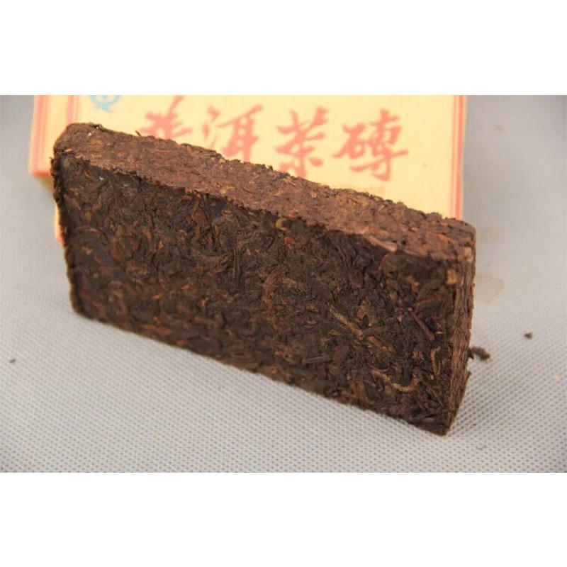 Fermented Yunnan Menghai 7581 Cooked Tea Brick Natural Puer Tea Brick 250/brick