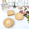 Solid Wood Aroma Diffuser with Luminous Base and Seven-Color Night Light for Fish Tanks and Decor.