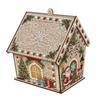 Four-sided DIY Pearl Art Kit Rhinestone 3D House Ornament  Holiday Gift