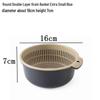 Hui Si Dual-Layer Kitchen Colander and Storage Basket for Fruits and Vegetables