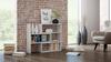 Irek White Extendable Shelf, Open Cabinet, Shelf