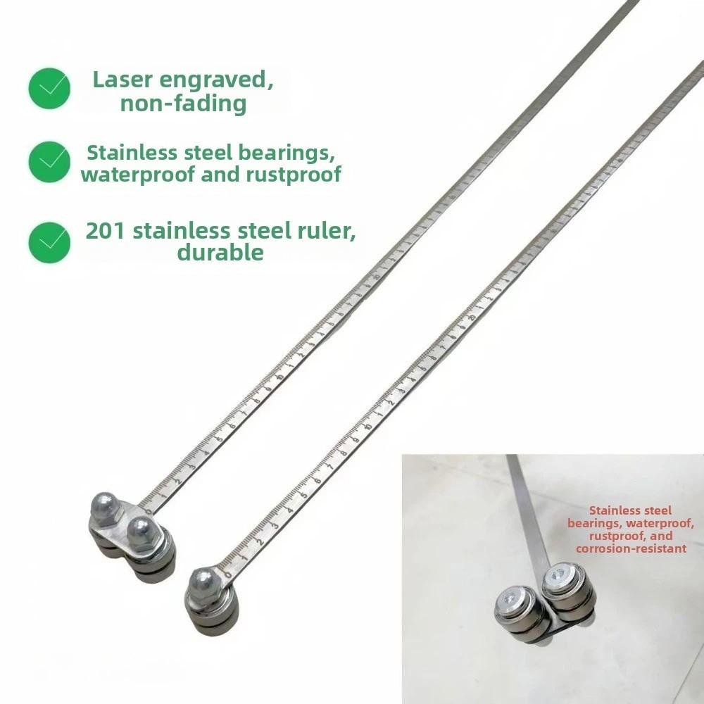 Dual Bearing Positioning Calipers Adjustable Stainless Steel Caliper Caliper Guide  Carpentry Work