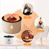 360 ml Vulkanische Flamme Aroma Diffusor Ätherisches Öl Tragbarer Luftbefeuchter Mit Rauch Ring Nachtlicht Lampe Duft